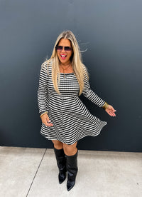 KATE STRIPE DRESS