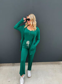 SOFT LANDING ROMPER & CARDIGAN SET