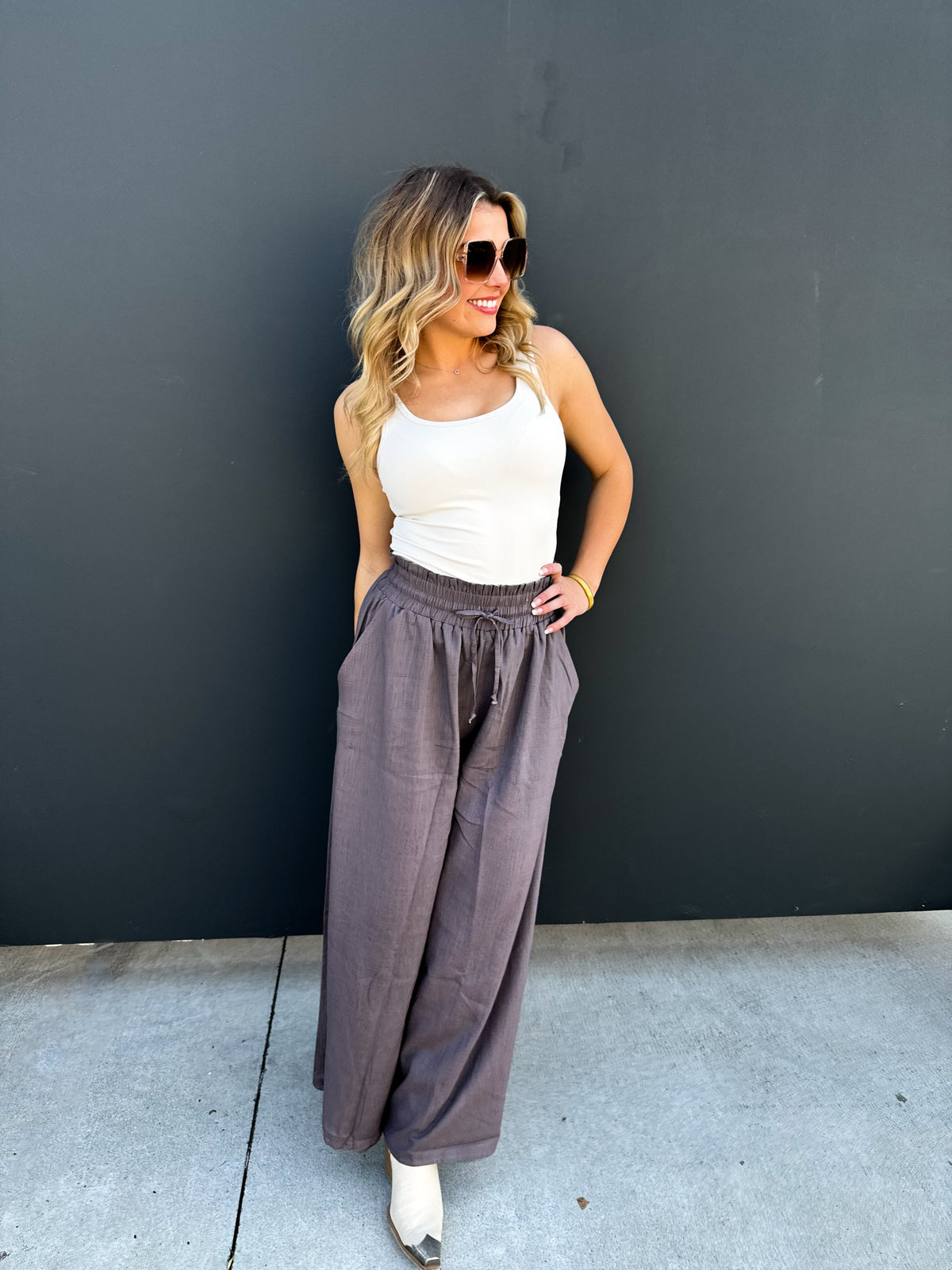 JOHANNA LINEN PANTS