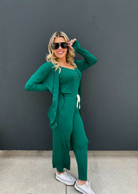 SOFT LANDING ROMPER & CARDIGAN SET