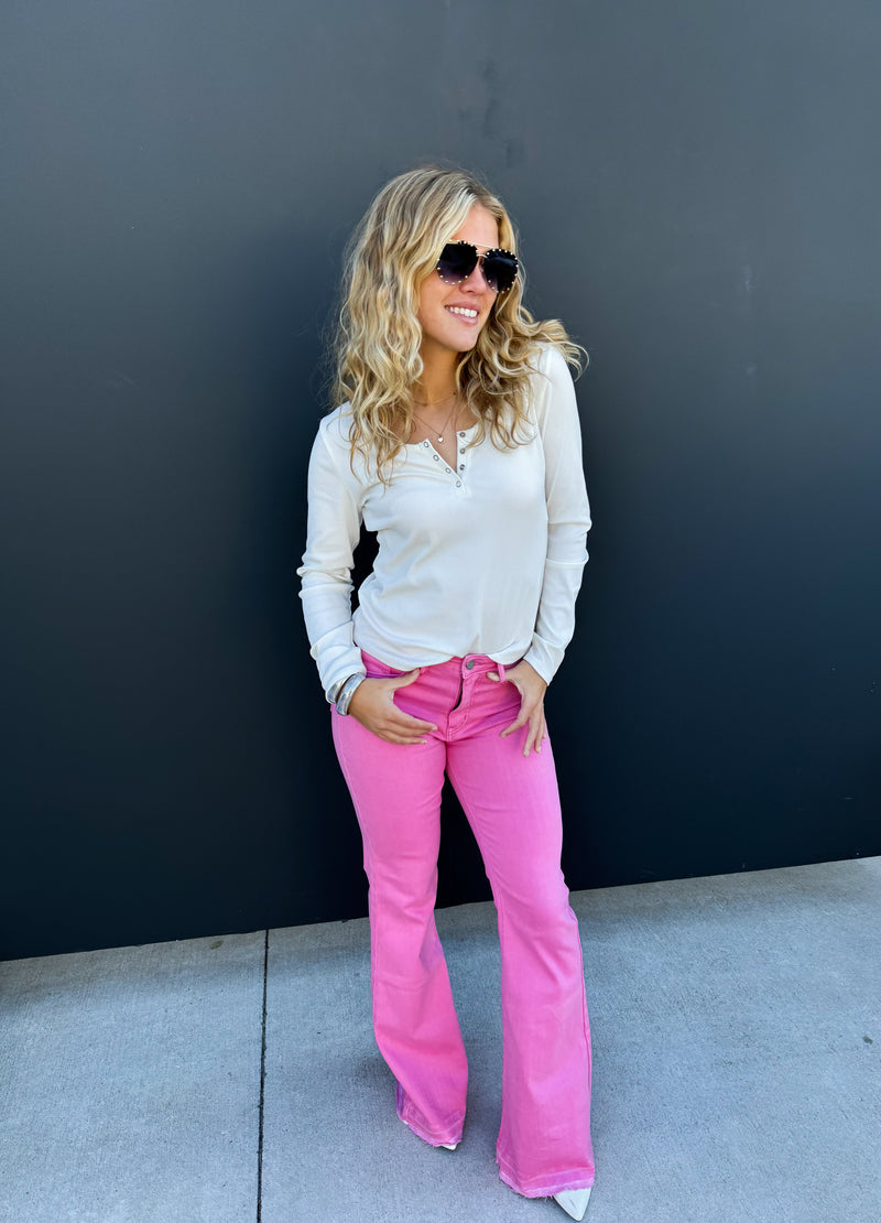 JAYDE PINK TUMMY CONTROL JEANS