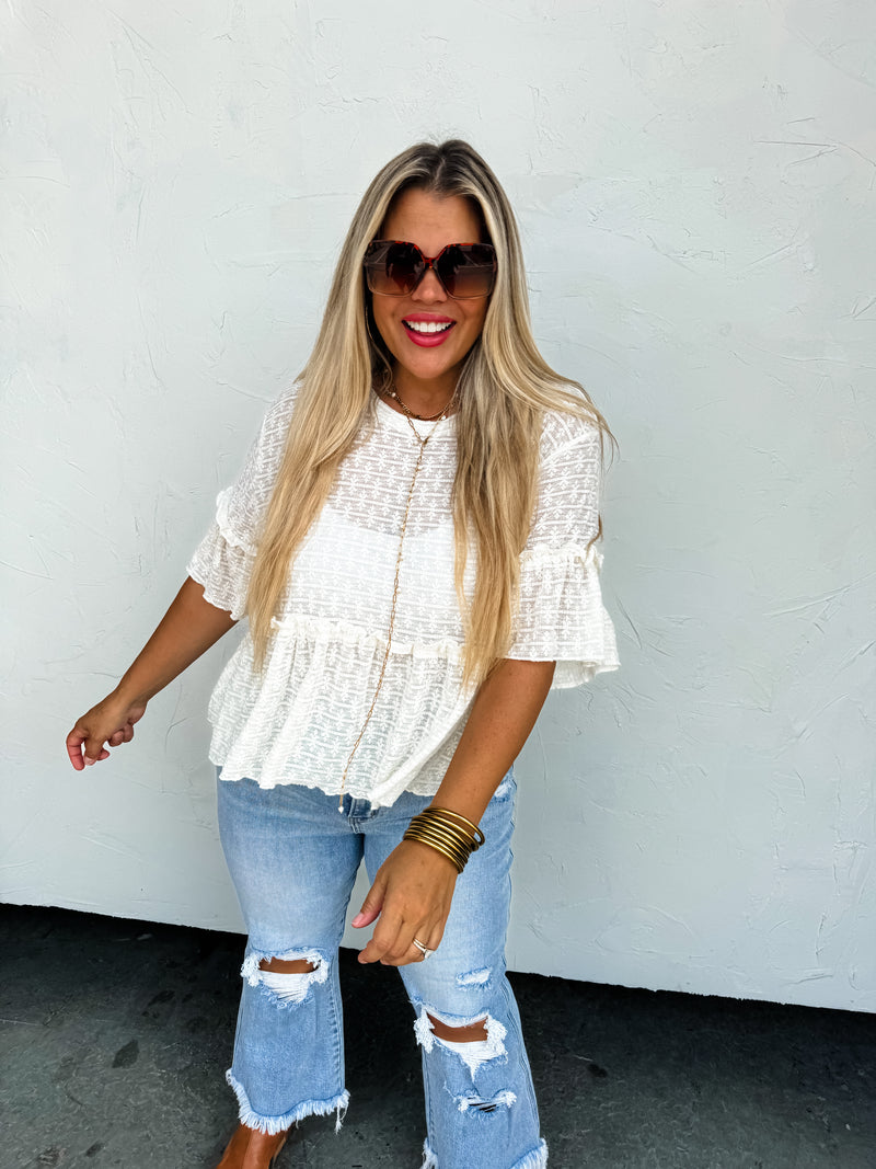 MAGGIE LACE TOP