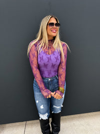 VALENTINES ROXY LACE TOP