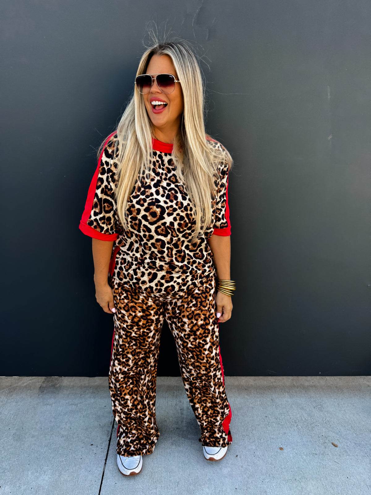 FIERCE & FLIRTY CHEETAH TOP