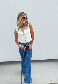 KENNEDY TIE WAIST JEAN