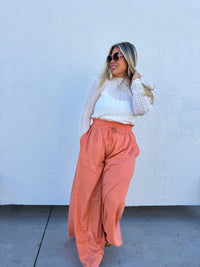 JOHANNA LINEN PANTS