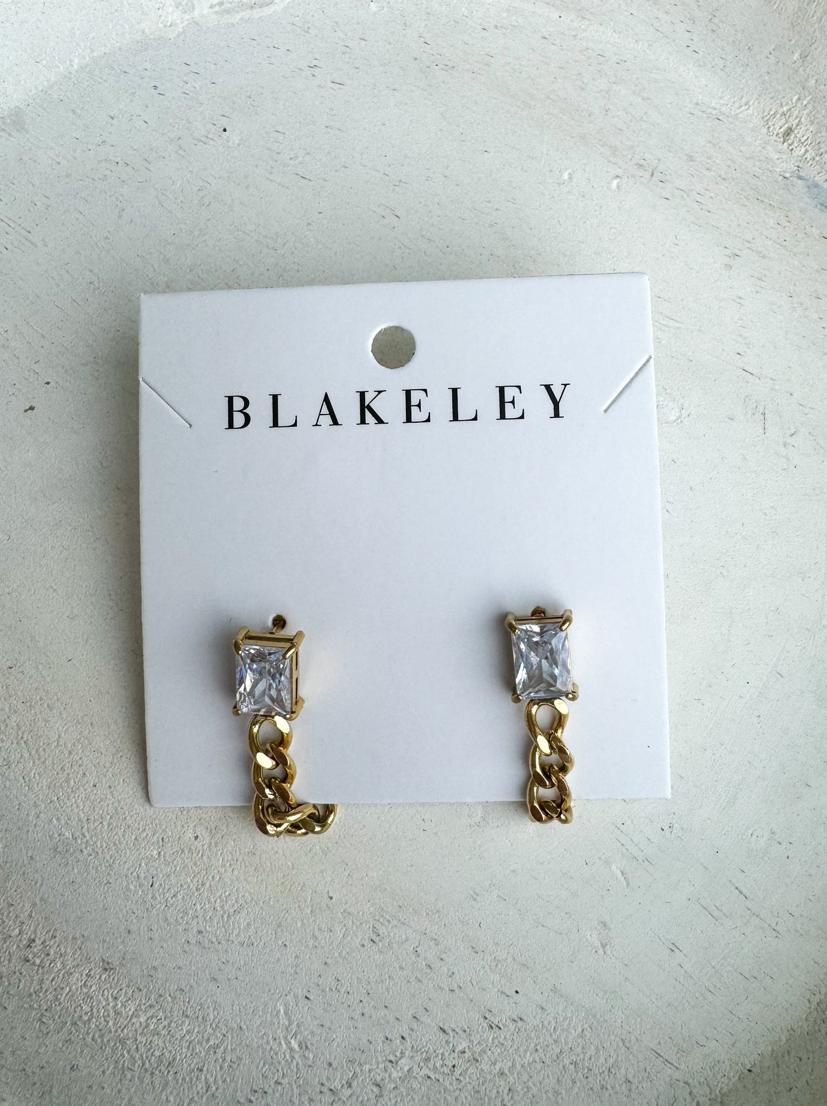 LUXE LINK DIAMOND EARRINGS