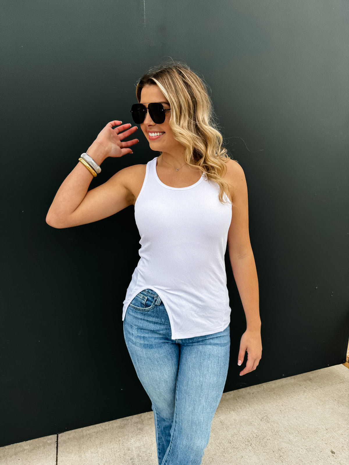 GABBY SIDE SLIT TANK