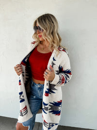 AZTEC REVERSIBLE CARDIGAN