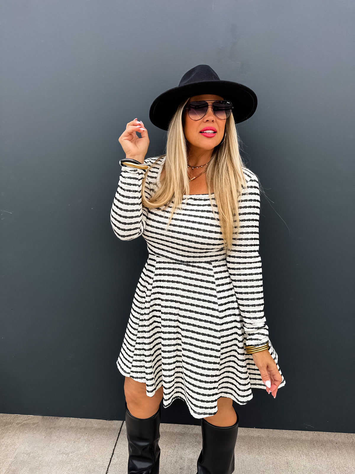 KATE STRIPE DRESS