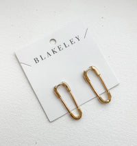 SAFETY PIN EARRINGS